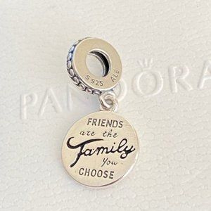 Friends Are Family Dangle Charm